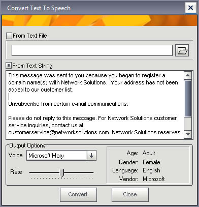 convert speech to text